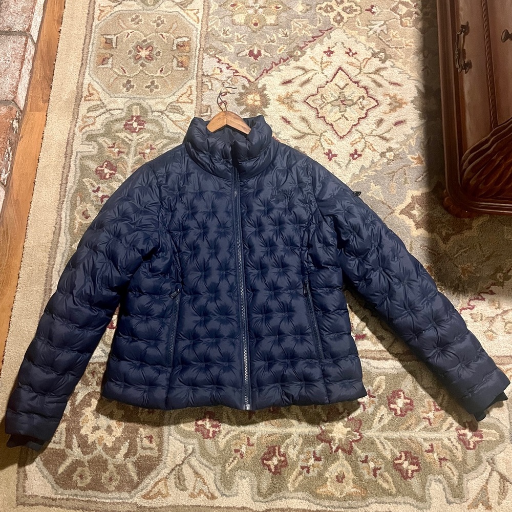 North Face Dark Blue Puffer Down Jacket SZXL